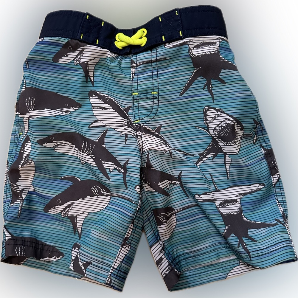 Wonder Nation Kids swim trunks size 4